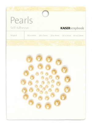 Kaisercraft - Pearl Bling - Latte