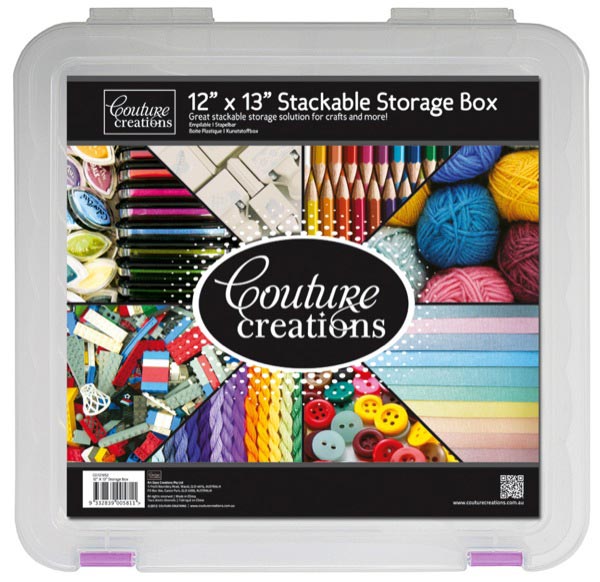 Couture Creations 12x13 Stackable Storage Box