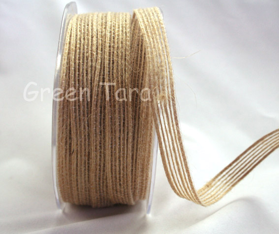 Green Tara - Jute Ribbon 15mm