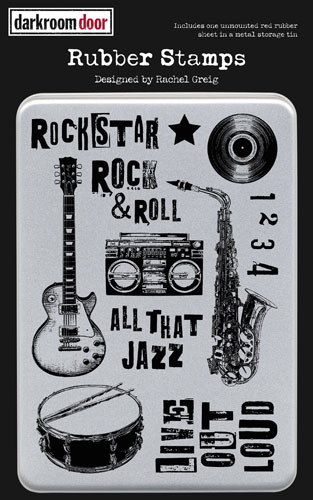 Darkroom Door - Stamps - Music Collection - Rockstar