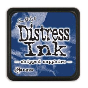 Tim Holtz Distress Ink - Mini Pad - Chipped Sapphire