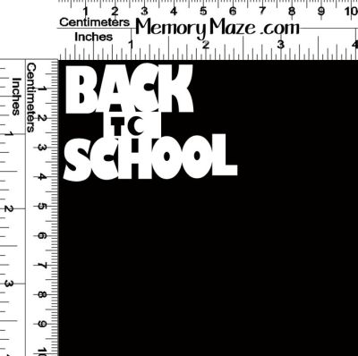 Memory Maze - Back To School