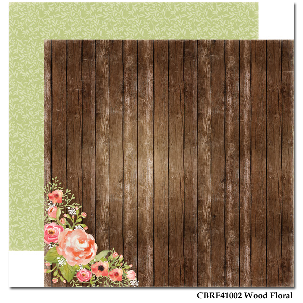 Rustic Elegance - Paper - Wood Floral