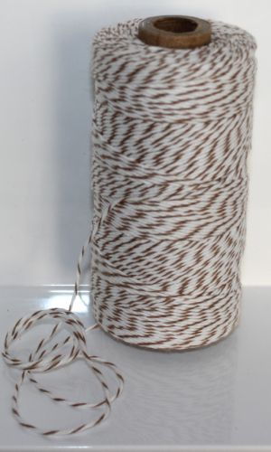 Bakers Twine - Coffee and White