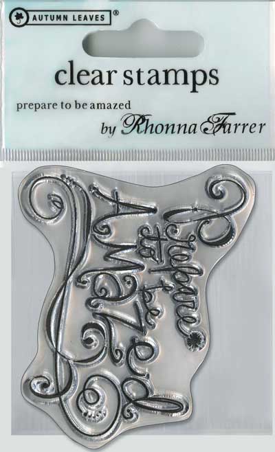 AL - Clear Stamps - prepare to be amazed