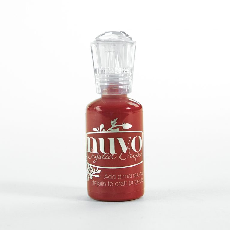 Nuvo Crystal  Drops - Pearl - Autumn Red