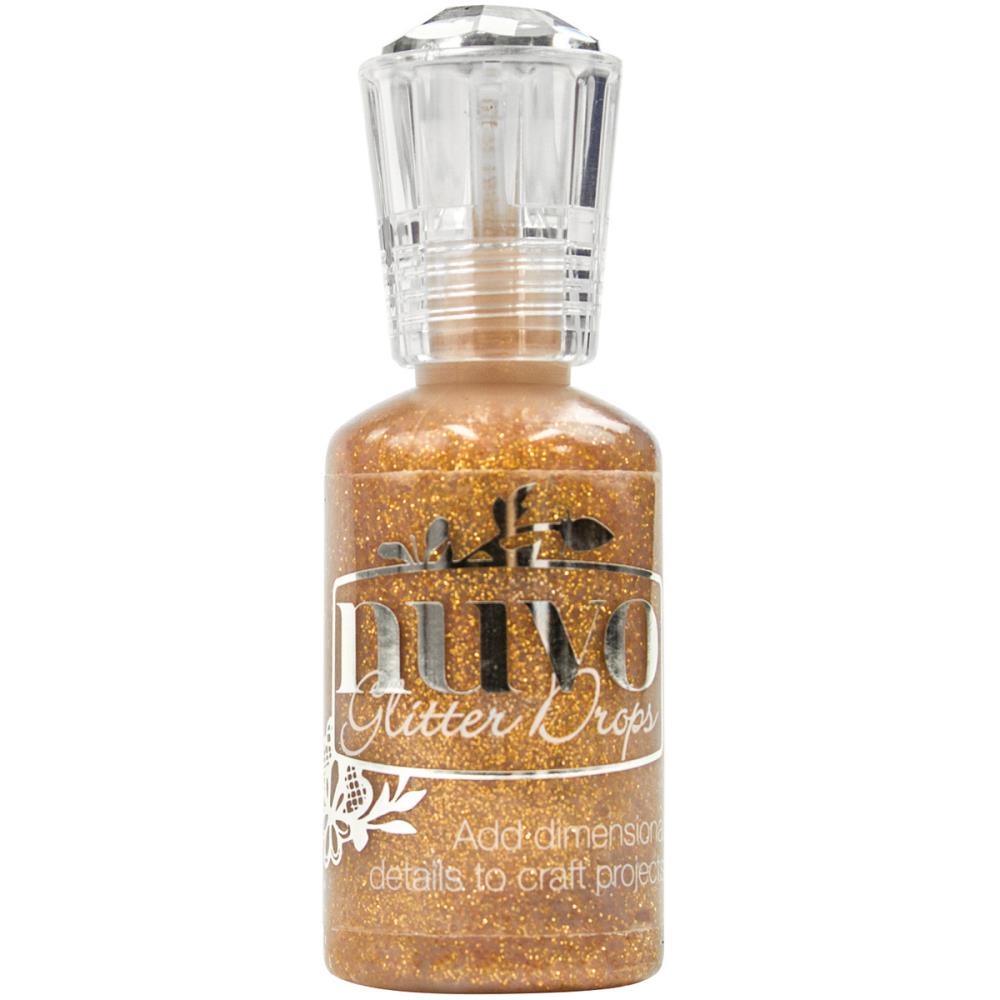 Nuvo Crystal  Drops - Glitter - Golden Sunset