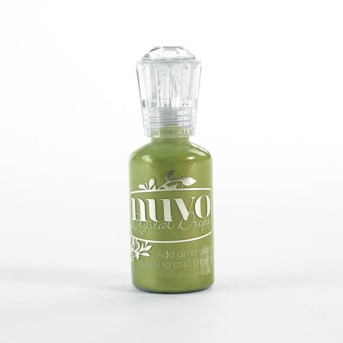 Nuvo Crystal Drops - Pearl - Bottle Green