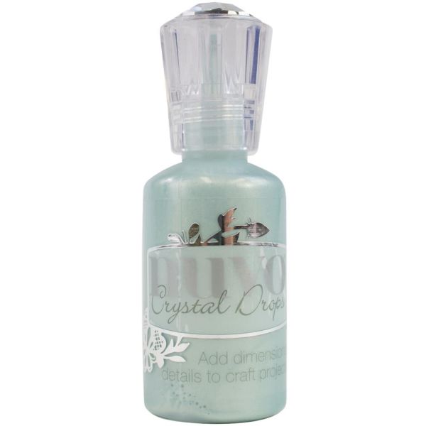 Nuvo Crystal  Drops - Pearl - Neptune Turquoise