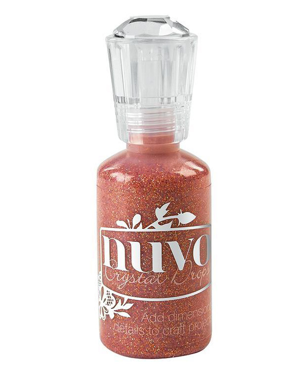 Nuvo Crystal  Drops - Glitter - Orange Soda