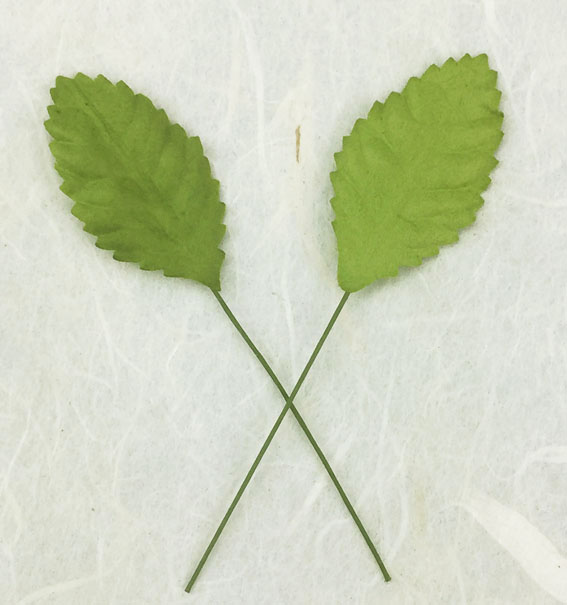 Green Tara Leaves - Light Green 3.5cm