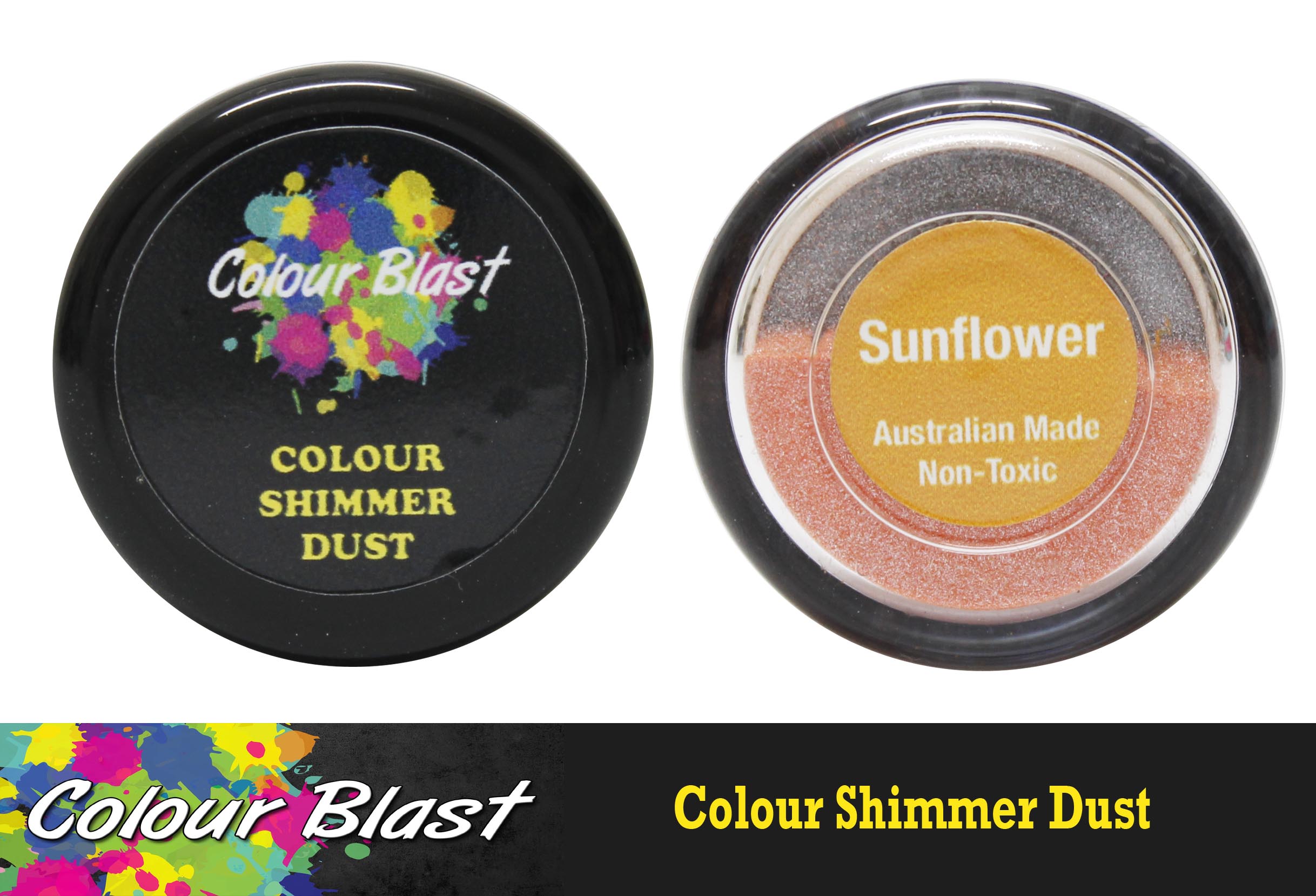 Colour Blast - Shimmer Dust - Sunflower