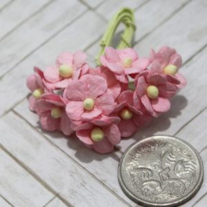 Mulberry Flowers - Sweetheart Mini Blossoms - Soft Pink