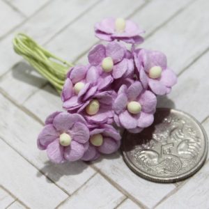 Mulberry Flowers - Sweetheart Mini Blossoms - Lilac