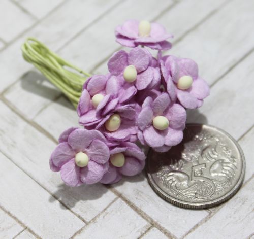 Mulberry Flowers - Sweetheart Mini Blossoms - Lilac