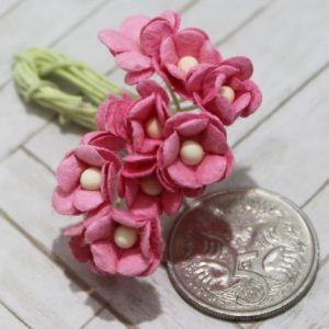 Mulberry Flowers - Sweetheart Mini Blossoms - Pink