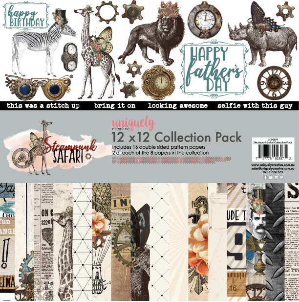Uniquely Creative - Steampunk Safari -  Collection Pack