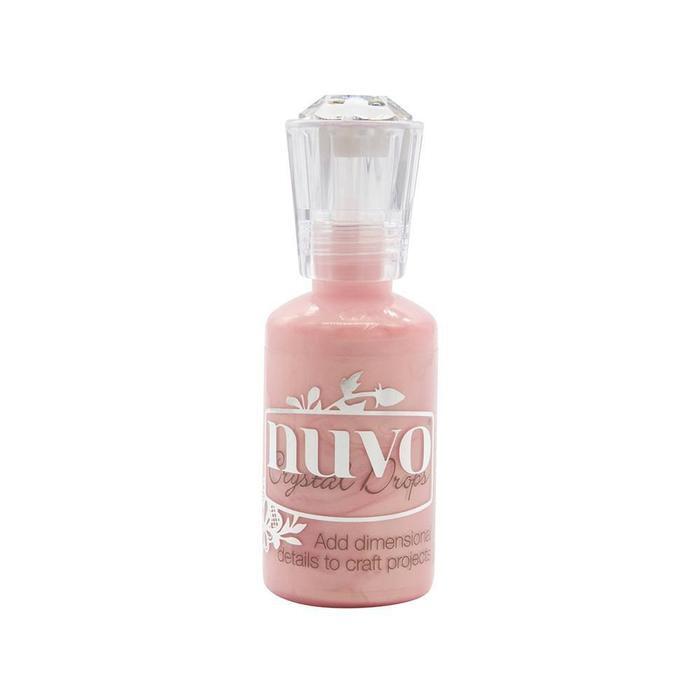 Nuvo Crystal Drops - Metallic - Shimmering Rose