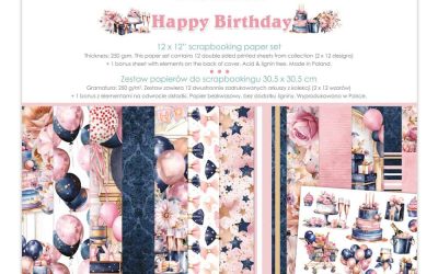Mintay  – Happy Birthday 12×12 Paper Set