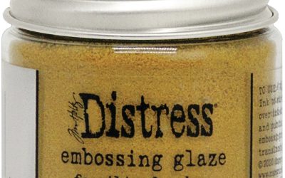 Tim Holtz Distress Embossing Glaze – Fossilized Amber